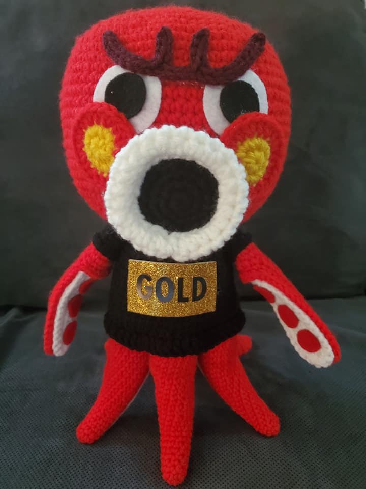 Crochet Octavian the Octopus amigurumi