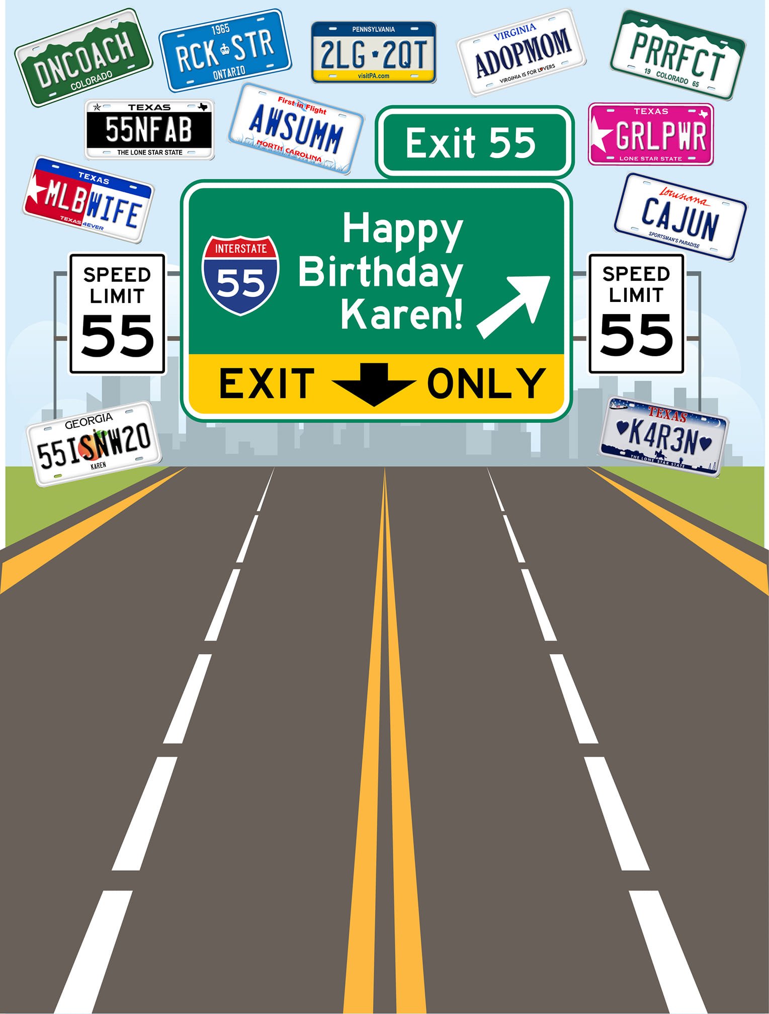 commissioned Birthday Photo Backdrop & props