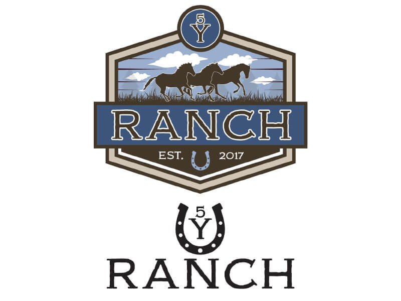 5Y Ranch logo (for Ranch House Designs)