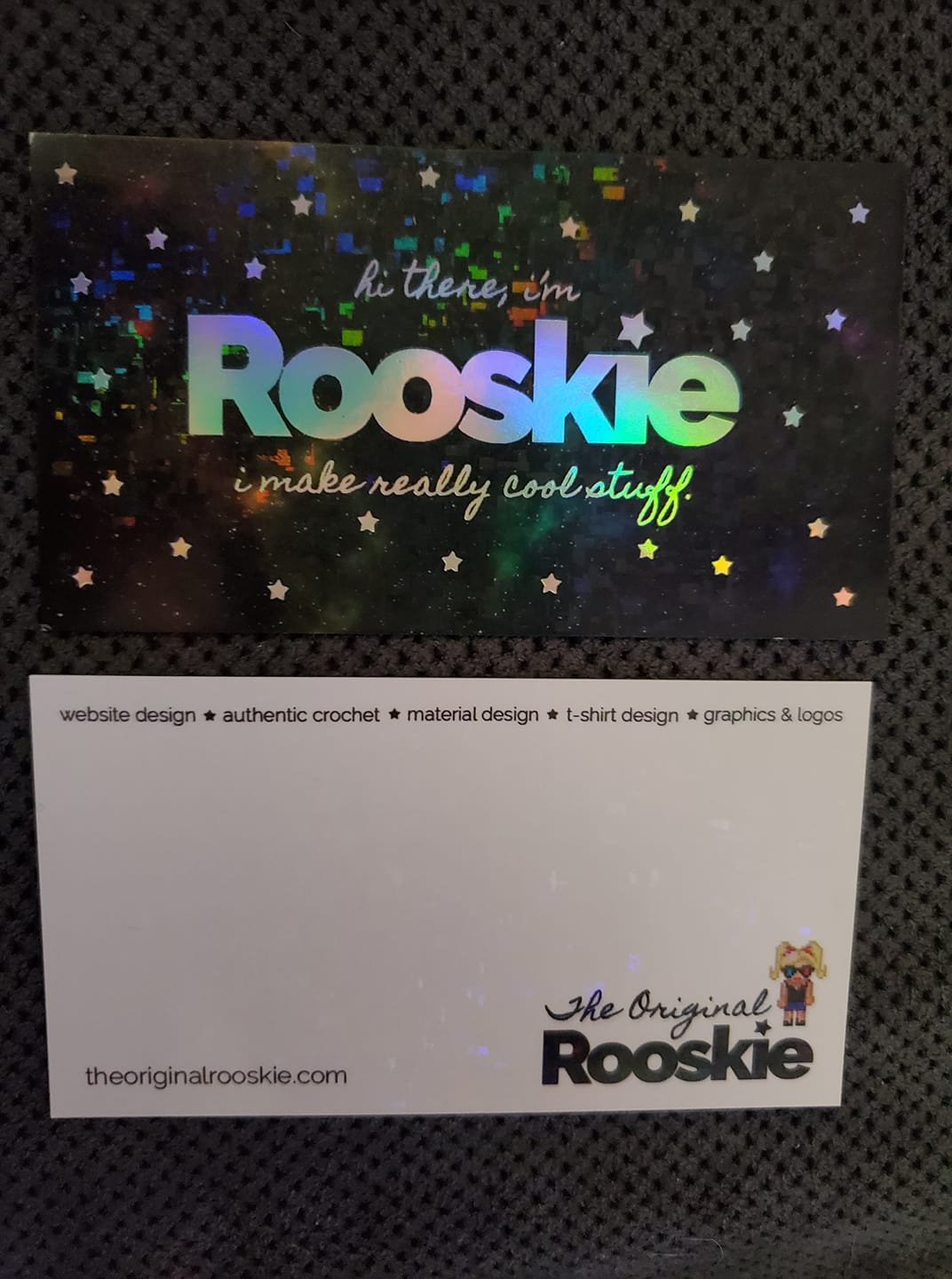 The Original Rooskie Design Co. business card