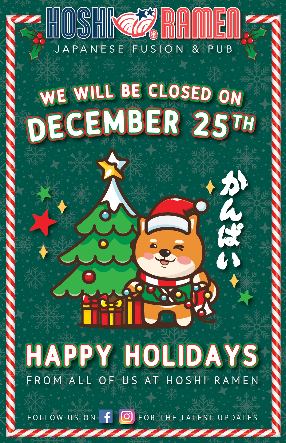 Hoshi Ramen Thanksgiving 2023 promo