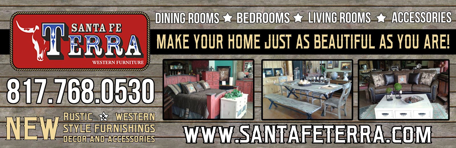 Santa Fe Terra print advertisement