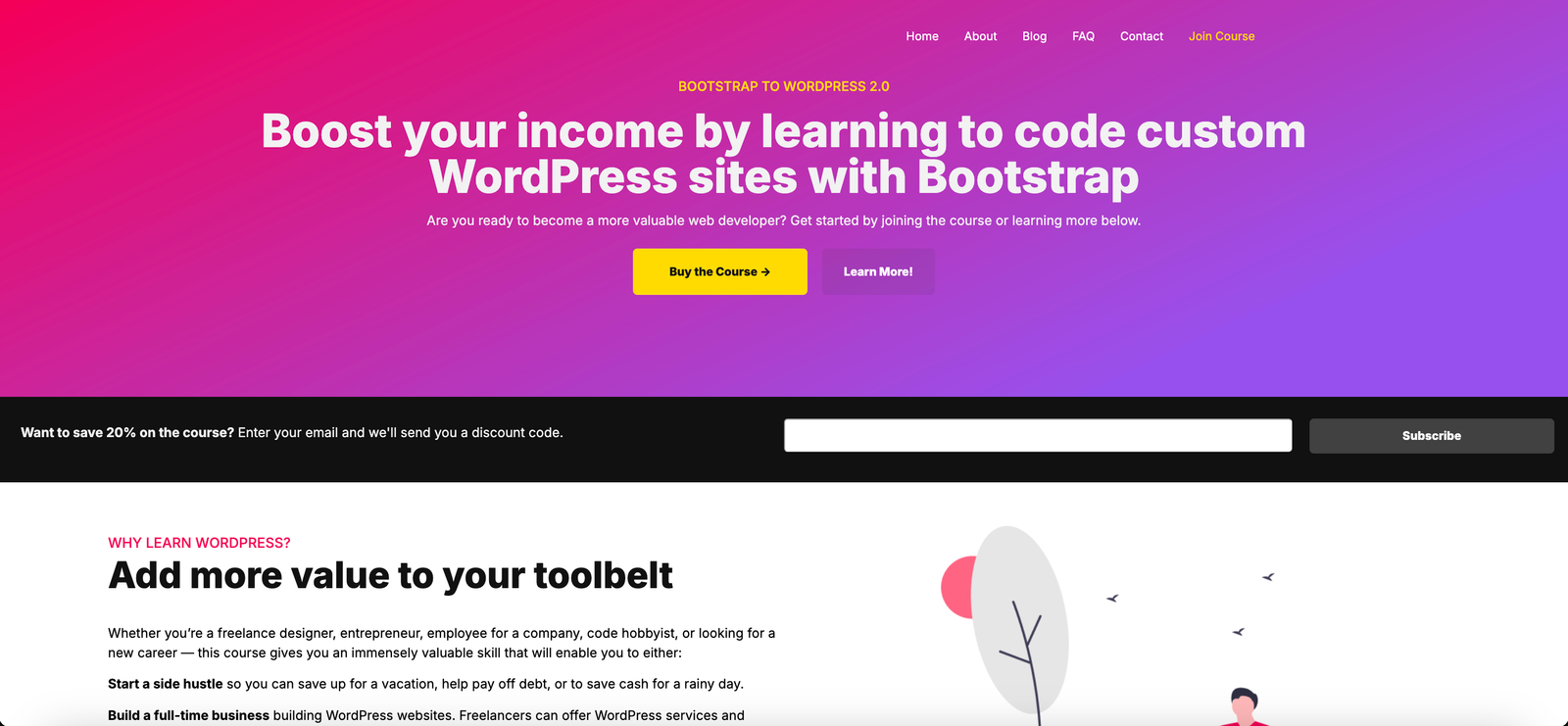 WordPress Development with Bootstrap: The Complete Course