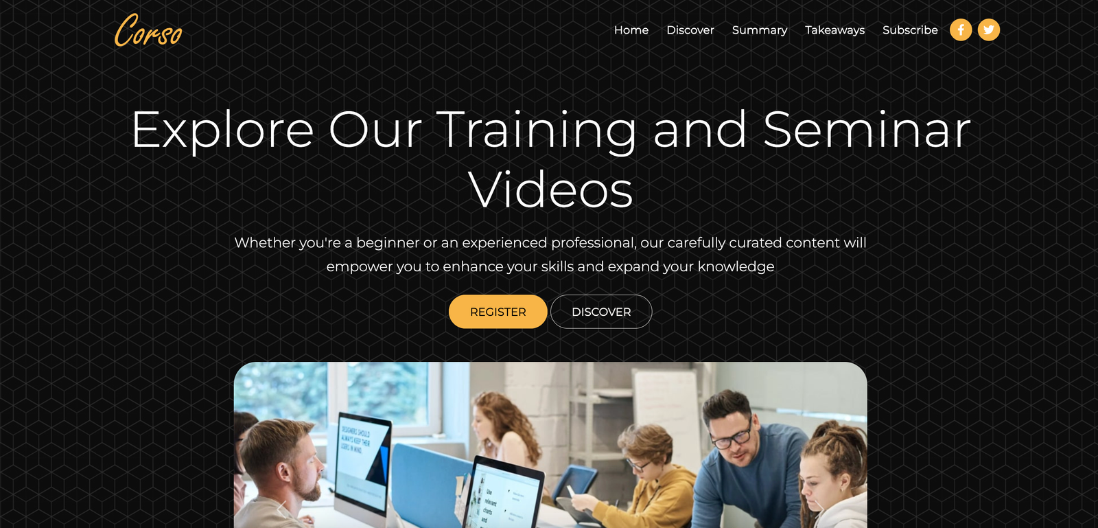 Corso website case study