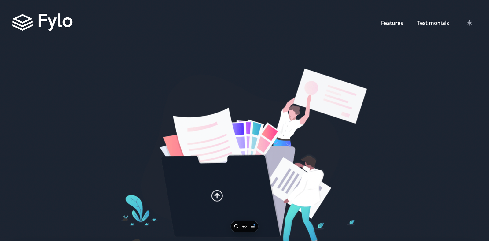 Fylo Website Demo coursework project