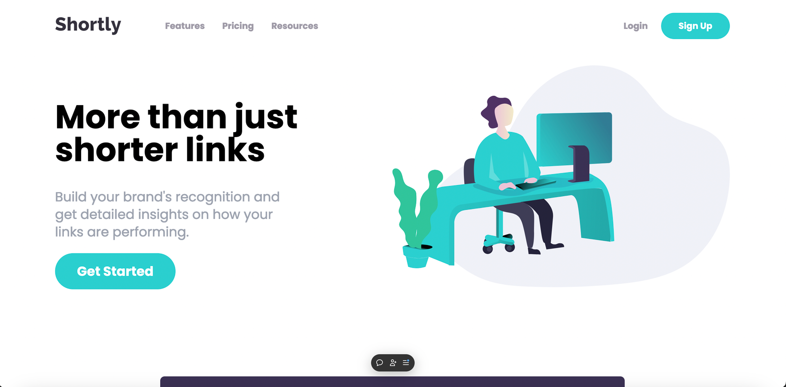 Shortly Website Demo coursework project